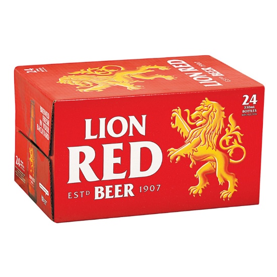 Picture of Lion Red Bottles 24x330ml