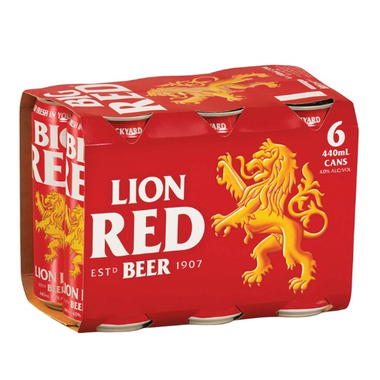 Picture of Lion Red Cans 6x440ml