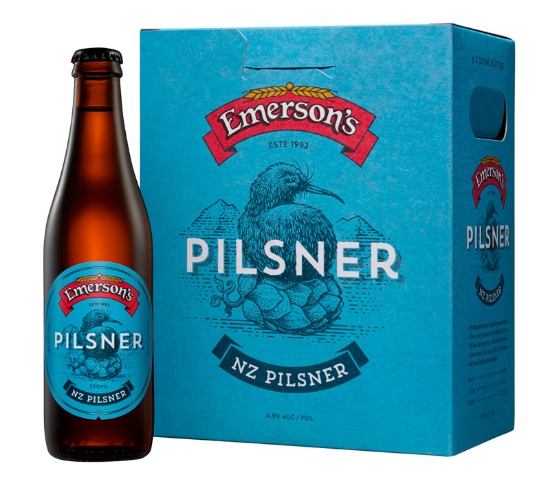 Picture of Emerson's Pioneer Range Pilsner Bottles 6x330ml
