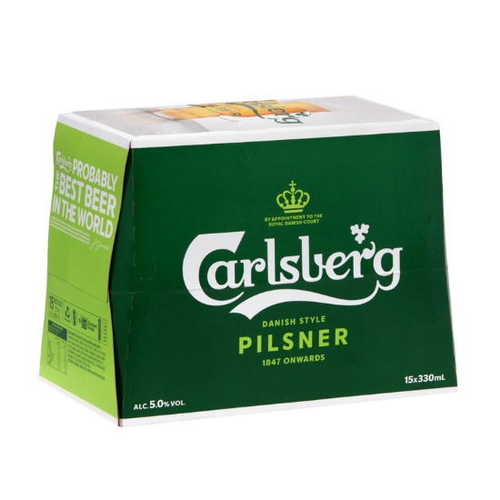 Picture of Carlsberg Pilsner Bottles 15x330ml