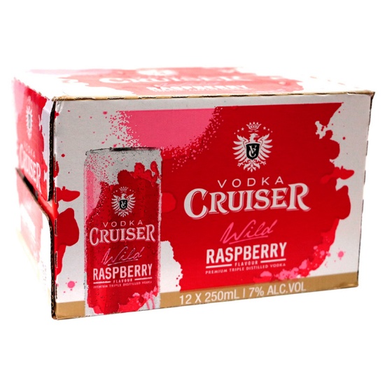 Picture of Cruiser Wild Raspberry 7% Cans 12x250ml