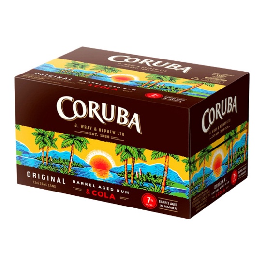Picture of Coruba Original & Cola 7% Cans 12x250ml