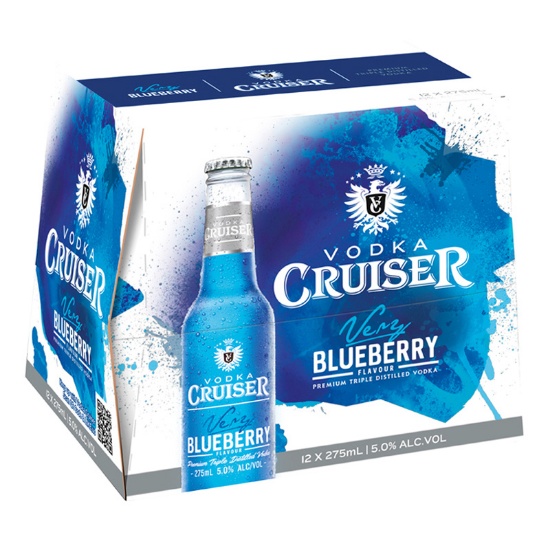 Picture of Cruiser Very Blueberry 4.8% Bottles 12x275ml