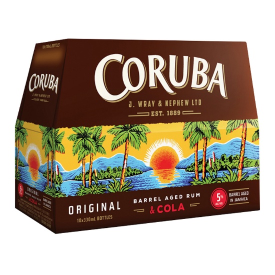 Picture of Coruba Original & Cola 5% Bottles 10x330ml