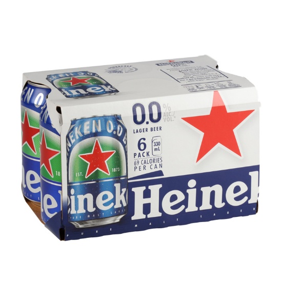 Picture of Heineken 0.0% Cans 6x330ml