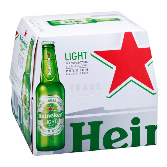 Picture of Heineken Light Bottles 12x330ml