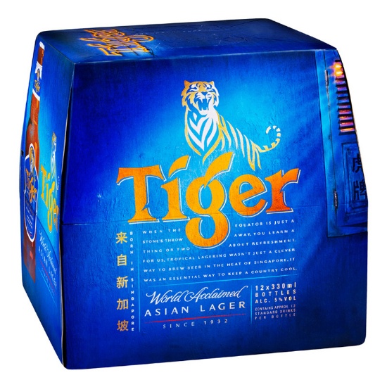Picture of Tiger Beer Bottles 12x330ml