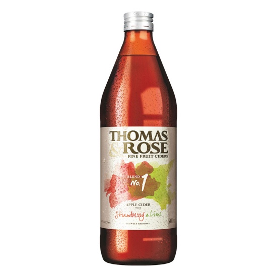 Picture of Thomas & Rose Strawberry & Lime Bottle 500ml