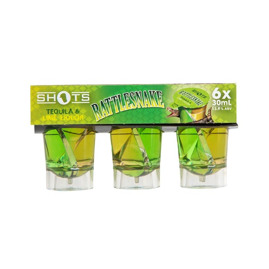 Picture of Shots Rattlesnake Tequila & Lime 6x30ml