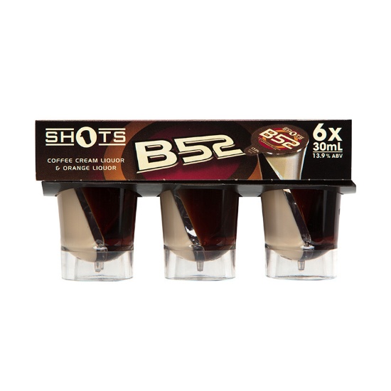 Picture of Shots B52 Coffee Cream & Orange Liqueur 6x30ml