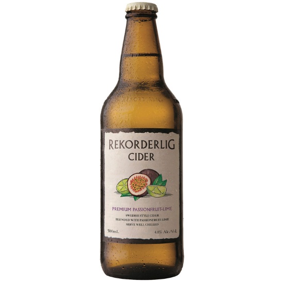 Picture of Rekorderlig Passionfruit Lime Bottle 500ml