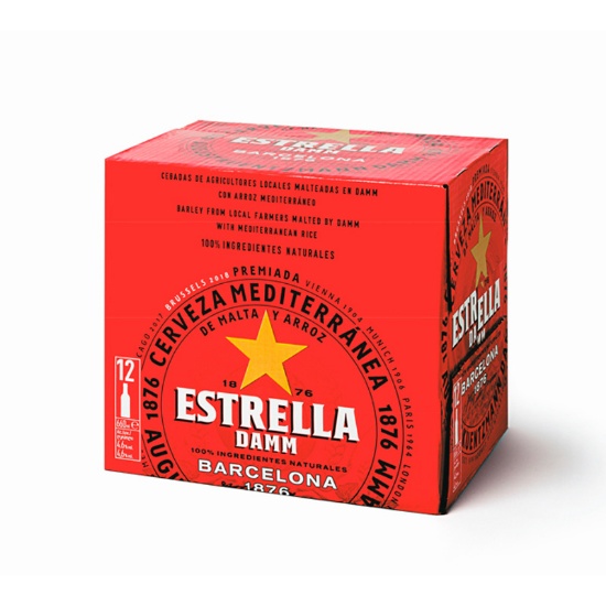 Picture of Estrella Damm Bottles 12x330ml