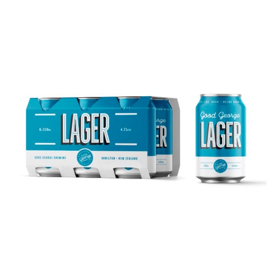 Picture of Good George Lager Cans 6x330ml