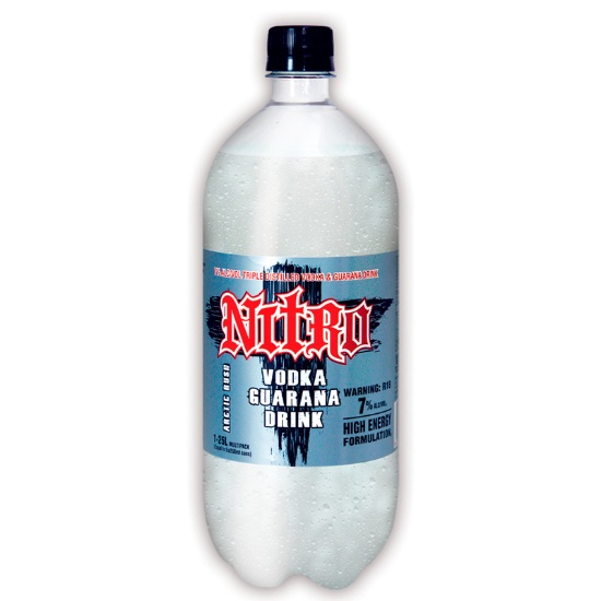 Picture of Nitro Arctic Rush Vodka Guarana Drink 7% PET Bottle 1.25 Litre
