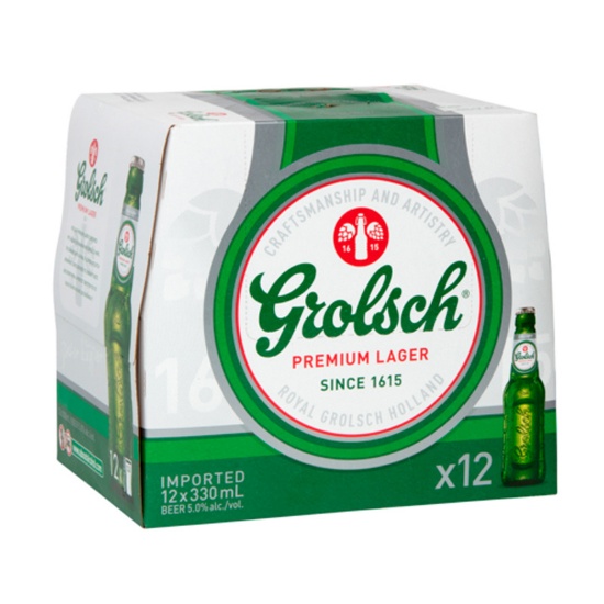 Picture of Grolsch Premium Lager Bottles 12x330ml