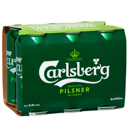 Picture of Carlsberg Pilsner Cans 6x440ml