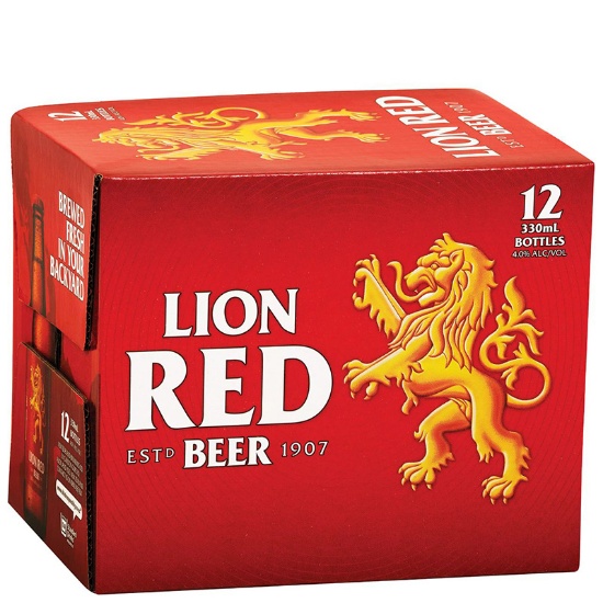 Picture of Lion Red Bottles 12x330ml