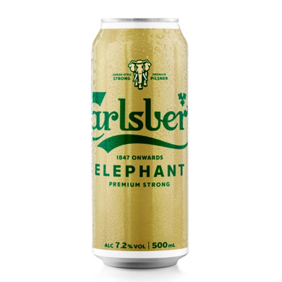 Picture of Carlsberg Elephant Premium Strong 7.2% Can 500ml