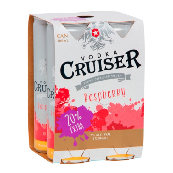 Picture of Cruiser Wild Raspberry 7% Cans 4x300ml