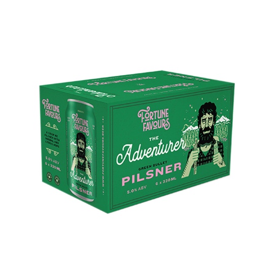 Picture of Fortune Favours The Adventurer Pilsner Cans 6x330ml