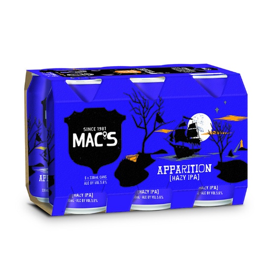 Picture of Mac's Apparition Hazy IPA Cans 6x330ml