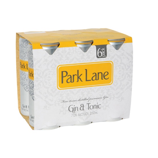 Picture of Park Lane Gin & Tonic 7% Cans 6x250ml
