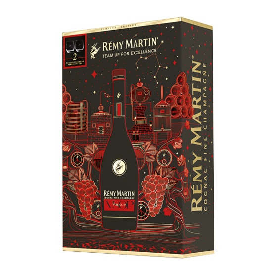 Picture of Rémy Martin VSOP Cognac & 2 Glass Gift Pack 700ml