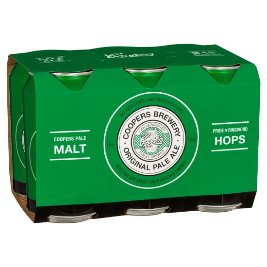Picture of Coopers Original Pale Ale Cans 6x375ml