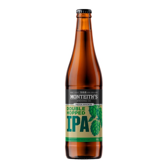 Picture of Monteith's Batch Brewed Double Hopped IPA Bottle 500ml