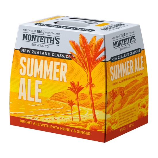 Picture of Monteith's New Zealand Classics Summer Ale Bottles 12x330ml