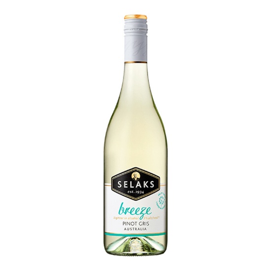 Picture of Selaks Breeze Lighter in Alcohol Pinot Gris 750ml