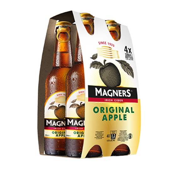 Picture of Magners Original Apple Irish Cider Bottles 4x330ml