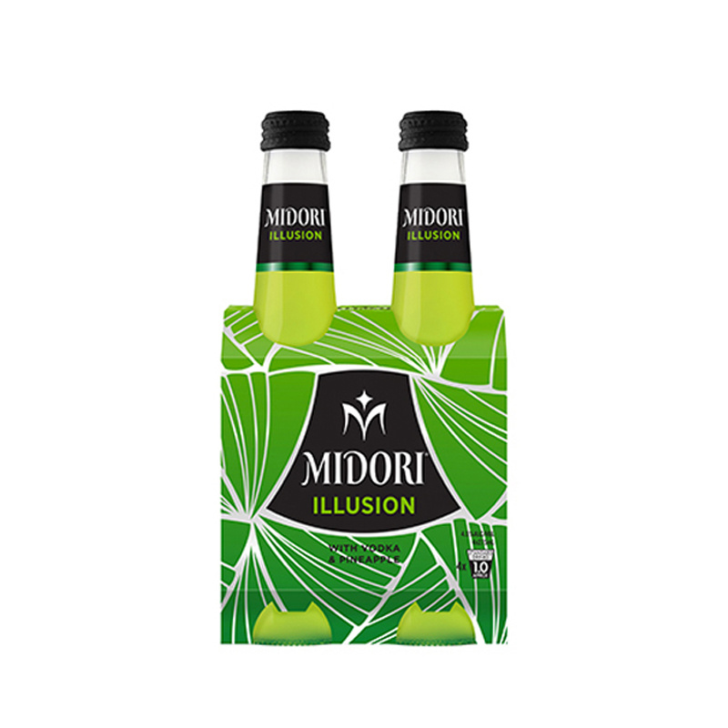 Super Liquor  Midori Illusion Bottles 4x275ml
