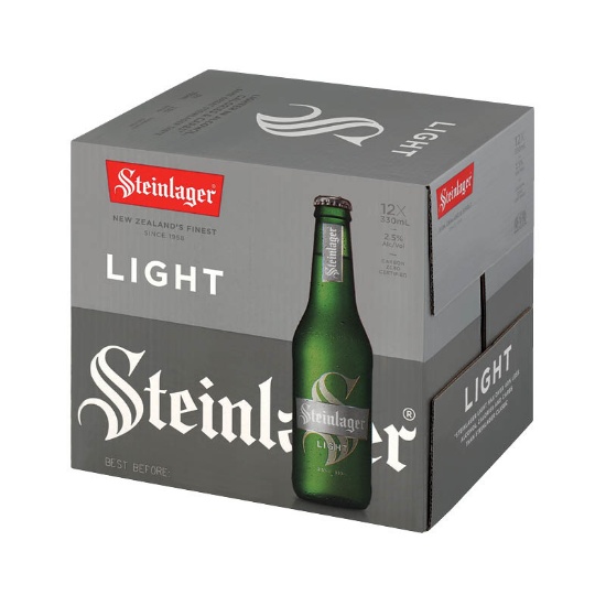 Picture of Steinlager Light 2.5% Bottles 12x330ml