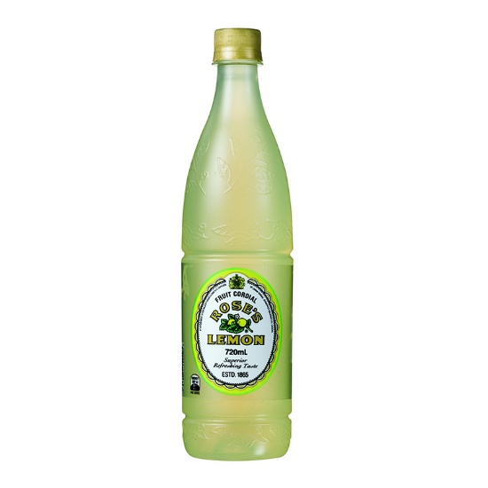 Picture of Rose's Lemon Cordial PET Bottle 720ml