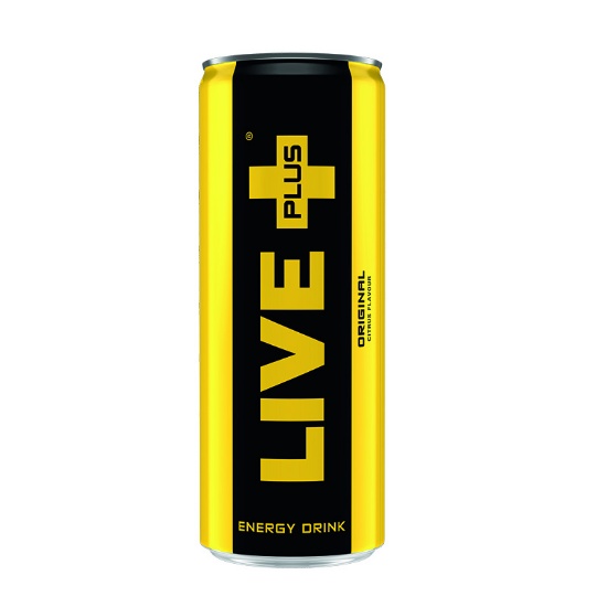 Picture of LIVE Plus Energy Drink Original Citrus Can 250ml