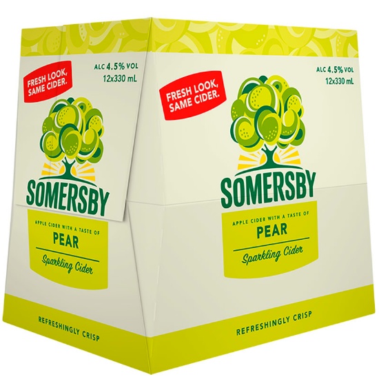 Picture of Somersby Pear Cider Bottles 12x330ml