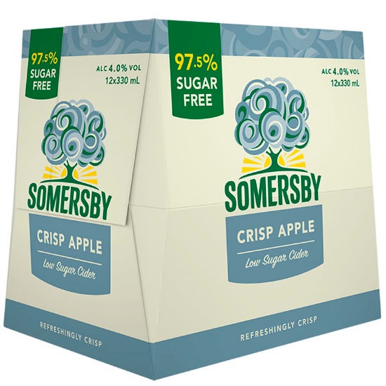 Picture of Somersby Crisp Apple Bottles 12x330ml