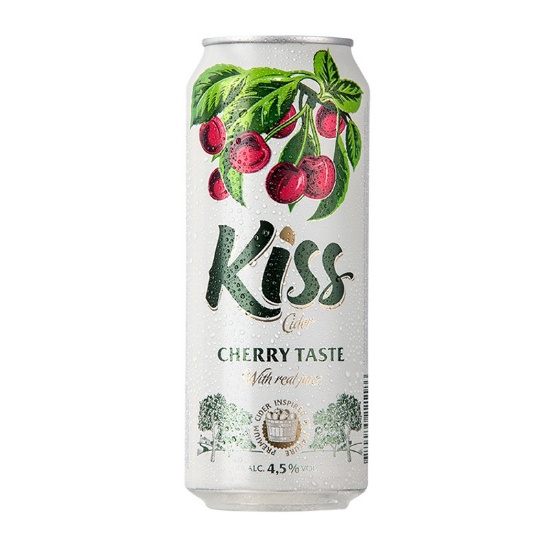 Picture of Kiss Cherry Cider Can 500ml