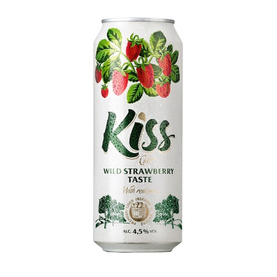 Picture of Kiss Wild Strawberry Cider Can 500ml