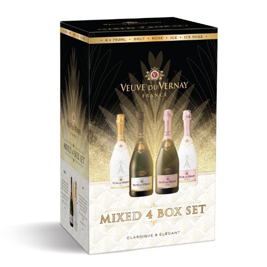 Picture of Veuve du Vernay Mixed 4 Box Set 4x750ml