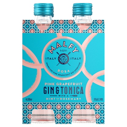 Malfy Gin, Rosa Sicilian Pink Grapefruit Gin - Natural Wine Company