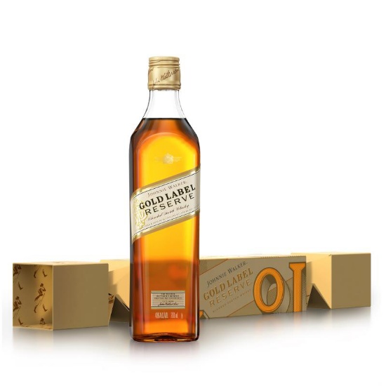 Picture of Johnnie Walker Gold Label Reserve Cracker Gift Pack 200ml