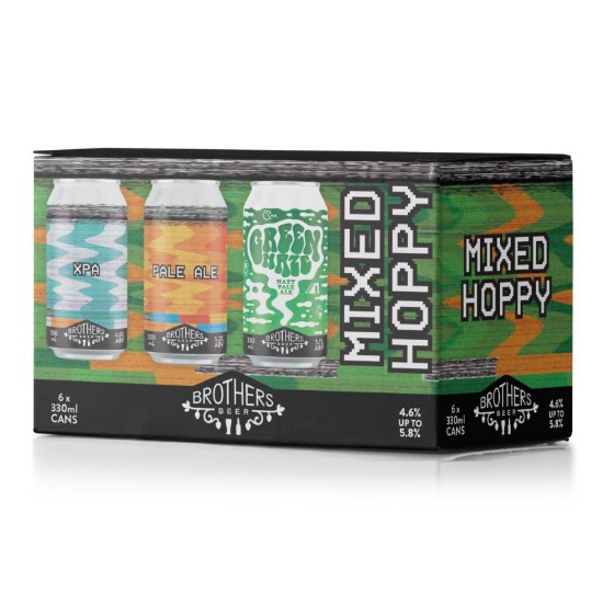 Picture of Brothers Beer Mixed Hoppy Cans 6x330ml