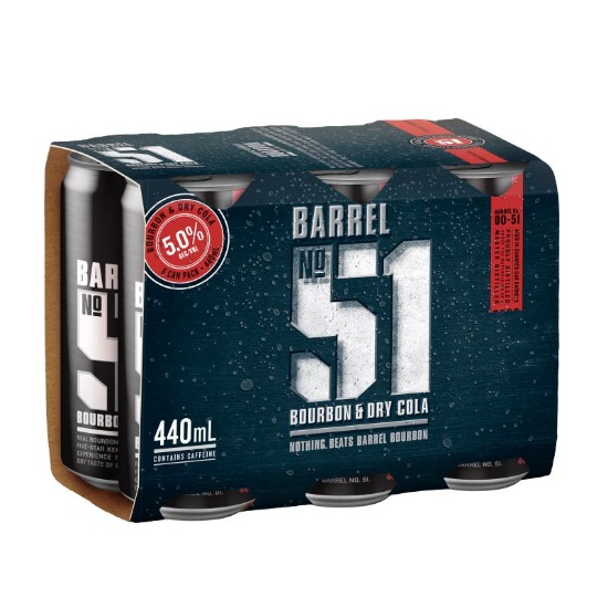 Picture of Barrel 51 & Cola 5% Cans 6x440ml
