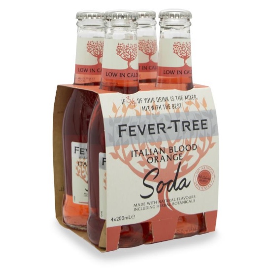 Picture of Fever-Tree Italian Blood Orange Soda Bottles 4x200ml