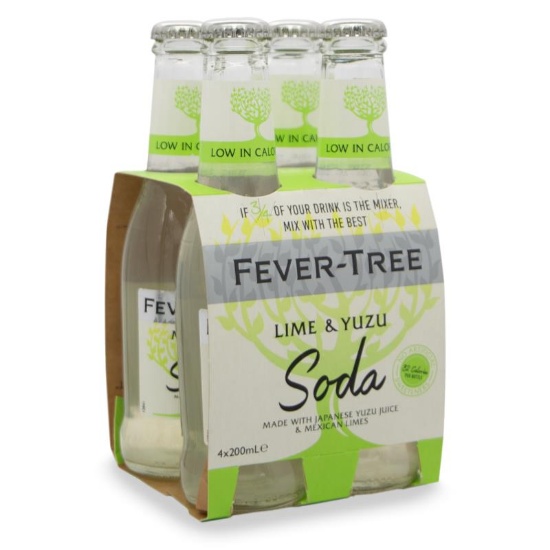 Picture of Fever-Tree Lime & Yuzu Soda Bottles 4x200ml
