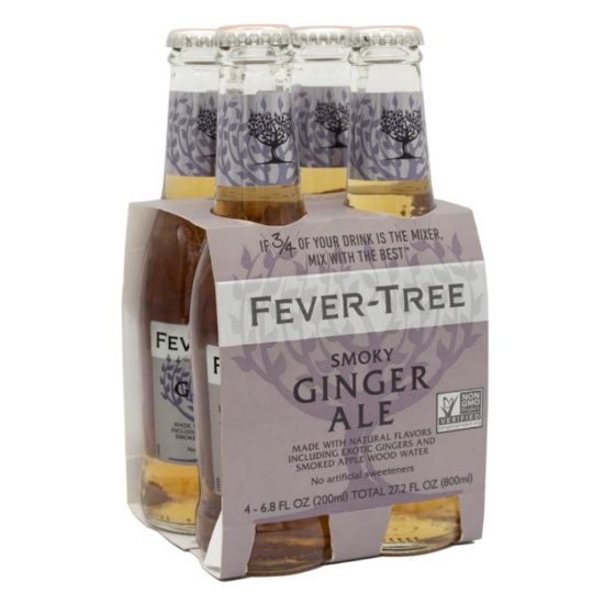 Picture of Fever-Tree Smoky Ginger Ale Bottles 4x200ml