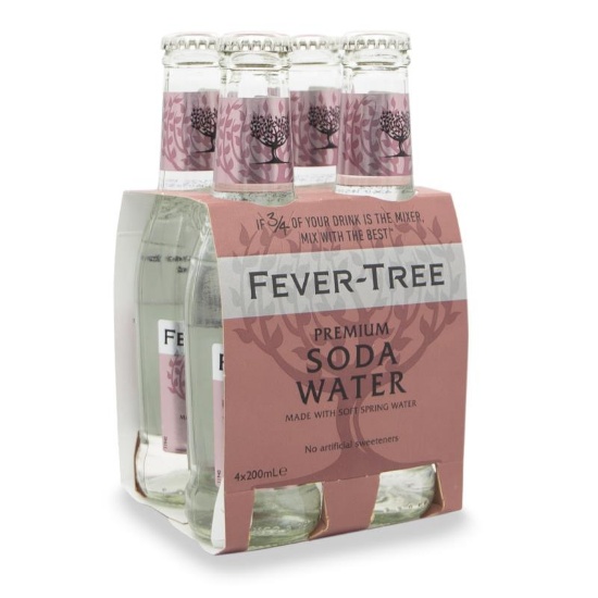Picture of Fever-Tree Premium Soda Water Bottles 4x200ml