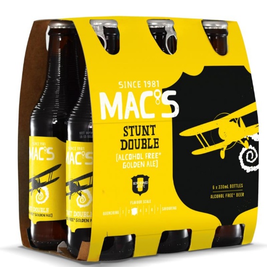 Picture of Mac's Stunt Double Golden Ale Bottles 6x330ml